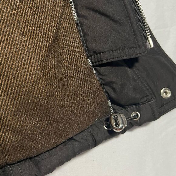 Michael Kors Down Waterfowl Puffer Brown Winter Snow Jacket Womens S - Picture 11 of 12